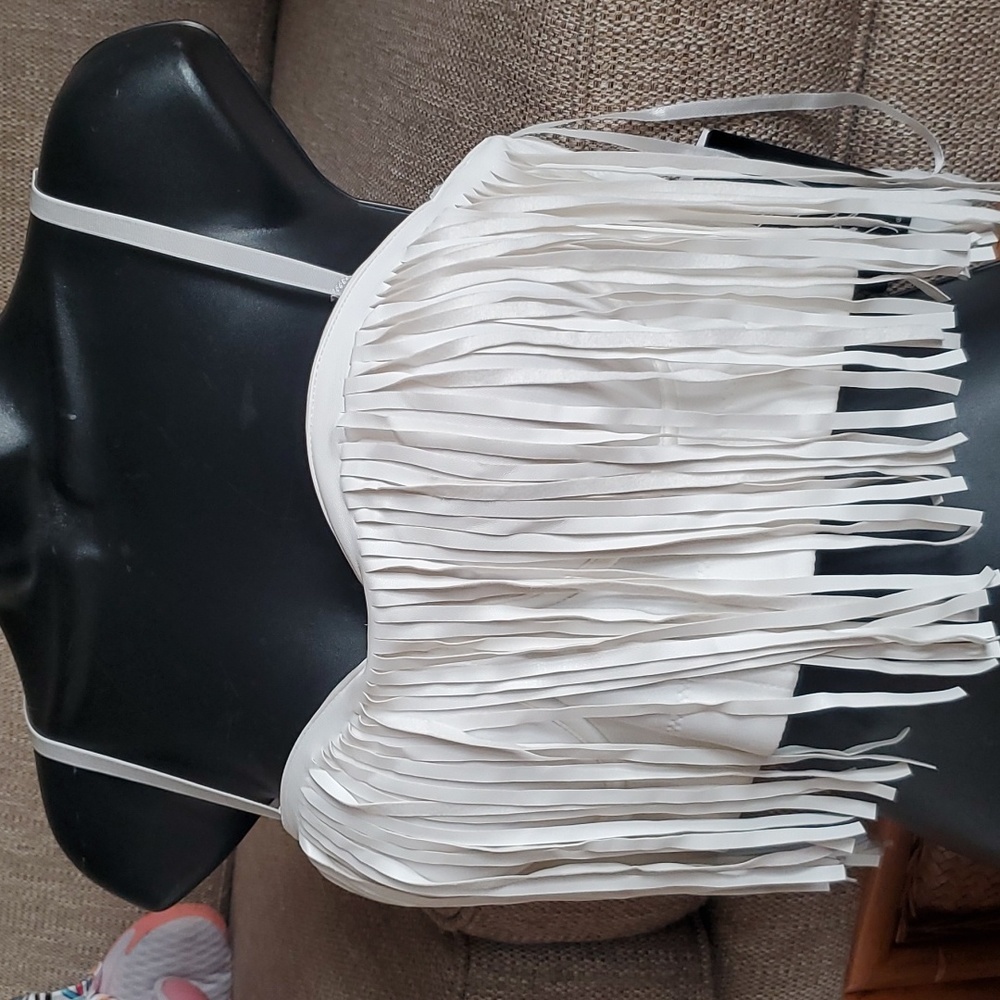NWT! Say What underwire fringe top